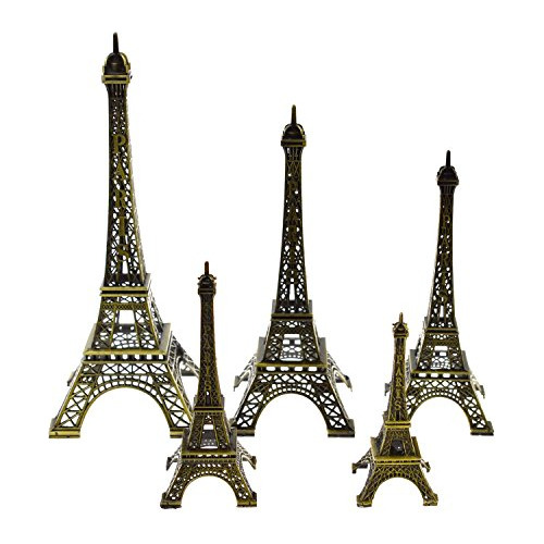 Derblue 5pcs Torre Eiffel Estatua Torre Eiffel De París De M