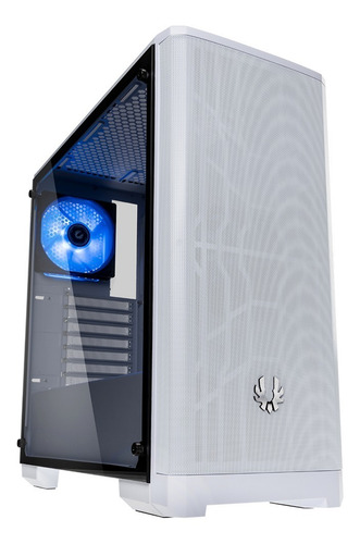 Gabinete Gamer Bitfenix Nova Mesh Tg - Malla Para Ventilador Color Blanco