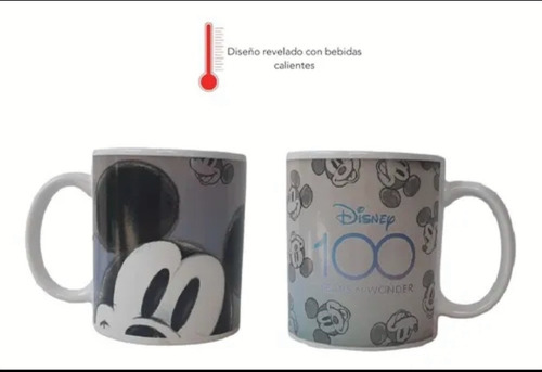 Taza Mickey 325 Ml Disney 100 Años Blanco
