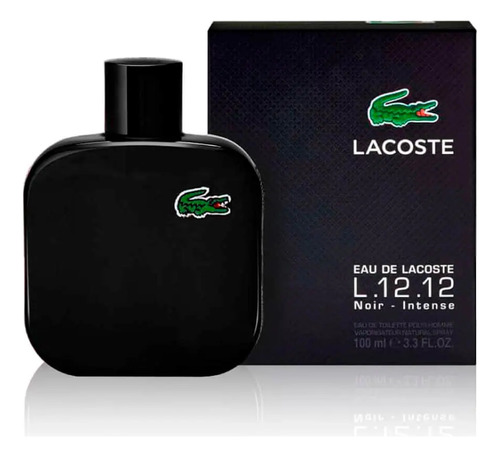 Perfume Eau De Lacoste L.12.12 Noir Intense Edt 100ml para Masculino