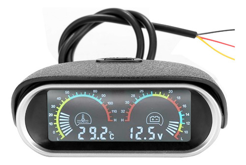 2 En 1 Coche Digital De Cristal Líquido Lcd Universal
