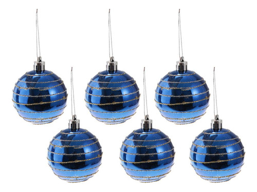 Bolas De Árbol De Navidad Azul Real