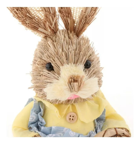 4 Pzs De Pareja De Conejos De Pascua 35cm,suministros
