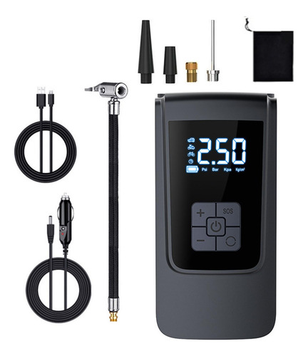 Medidor De Presión Del Inflador De Inalámbricodc+usb