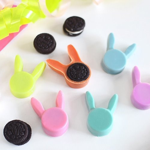 Imagen 4 de 6 de Set De 2 Moldes Placas Conejos Chocogalletas Parpen