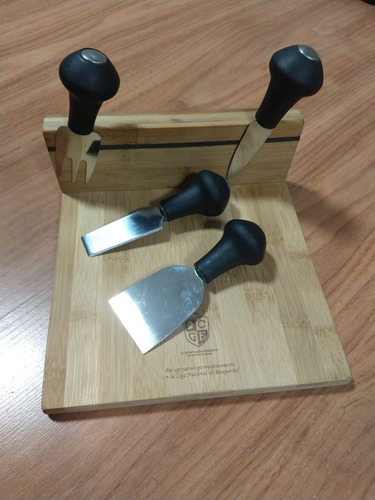 Tabla De Quesos Con 5 Accesorios