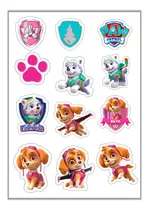 Comprar Kit Imprimible Stickers Skye Y Everest Paw Patrol Calcos