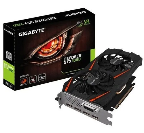 Tarjeta de v deo Nvidia Geforce Gigabyte Gtx 1060 Oc 6gb DDR5
