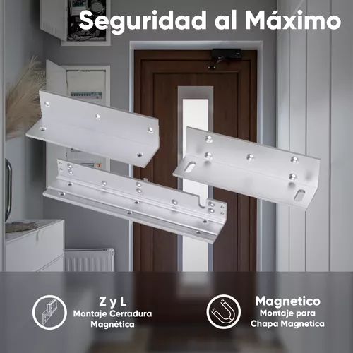 Hikvision Kit De Montajes Z Y L Para Cerradura Magnética Ds-k4h258-l/z /  Uso En Puerta De