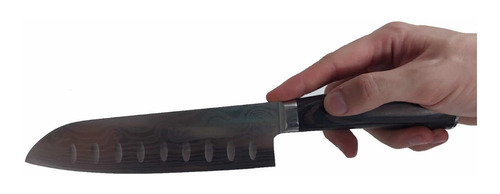 Faca Profissional Churrasco Zeta Santoku Aço Damasco Oferta 