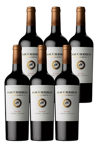 Vino Gauchezco Reserva Malbec - 6 X 750 Cc