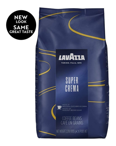 Paq 3 Café Lavazza Supercrema 1 Kg Café Grano Entero Tostado