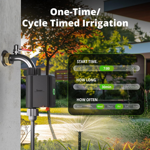 Válvula De Agua Inteligente Zigbee Sonoff Swv-bsp