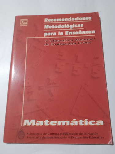 Recomendaciones Metodológicas Matemática 1997
