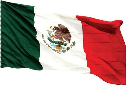 Bandera De México Pintada Intemperie 140 X245 +envio Gratis