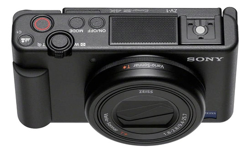 Cámara digital negra Sony Zv-1 de diseño compacto