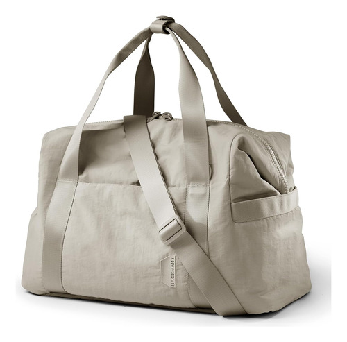 Bolsa De Mano Para Mujer, Viajes, Entrenamiento, Beige 30l