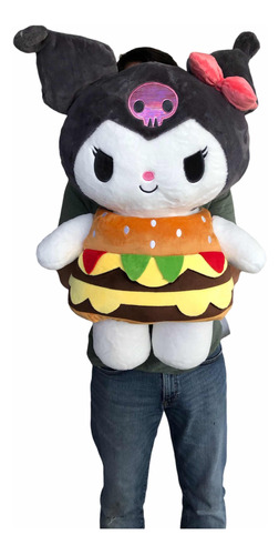 Kuromi De Peluche Vestido De Hamburguesa