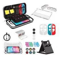 Comprar Estuche Funda Nintendo Switch Oled Protector Joycon Kit 36pz
