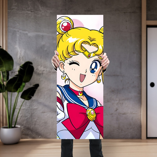 Imagen 4 de 8 de Cuadro Grande 30x80 Cm Sailor Moon Usagi Tsukino Animeras