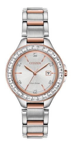 Citizen Silhouette Crystal Two Tone Fe1196-57a 