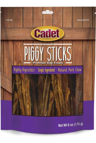 Butcher Treats Piggy Sticks For Dogs 6 Oz