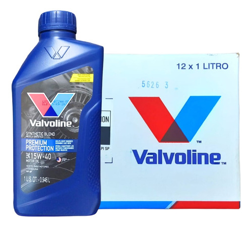Aceite 15w40 Semi Sintetico Valvoline Pack 12lt
