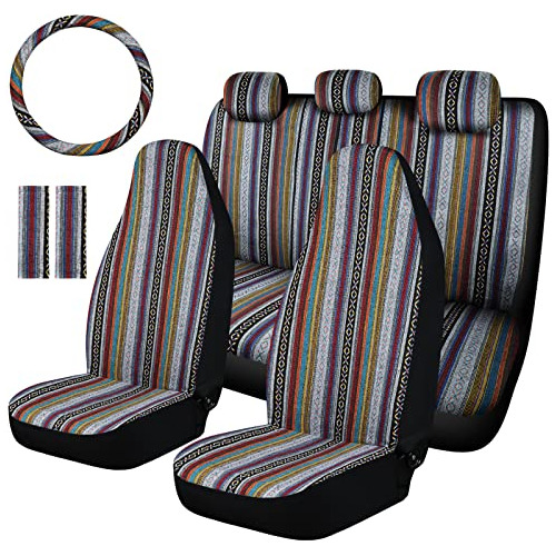 Baja Saddle Blanket Car Seat Covers Full Set With Seat ...