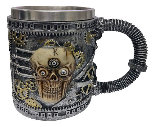 Taza Tazon Mug Calavera Del Tiempo Medieval 400ml