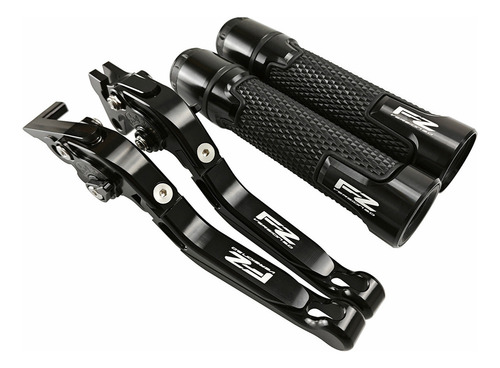Puños Y Palancas Plegables Para Yamaha Fz Versión 3.0, Negro