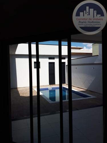 Imagem 7 de 10 de Casa Nova Condominio Jardim Residencial Maria Dulce Com 3 Suites - Ca00055 - 67807938