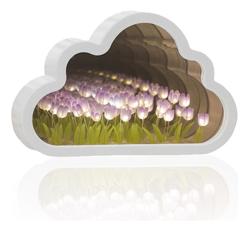 Luz Lámpara Noche Flor De Tulipanes De Nube Para Dormitorio