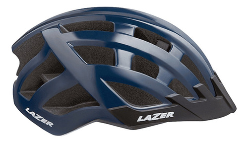 Casco Bicicleta Lazer Dlx Blue Certificado Con Luz Mtb Ruta