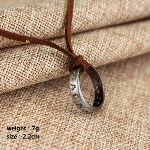 Imagen 2 de 6 de Uncharted 4 Anillo Dije Collar Drake Francis Nathan Nate