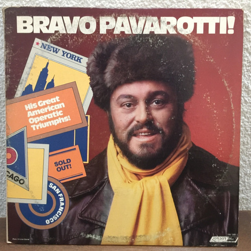 Luciano Pavarotti - Bravo Pavarotti - Doble - Vinilo - Lp