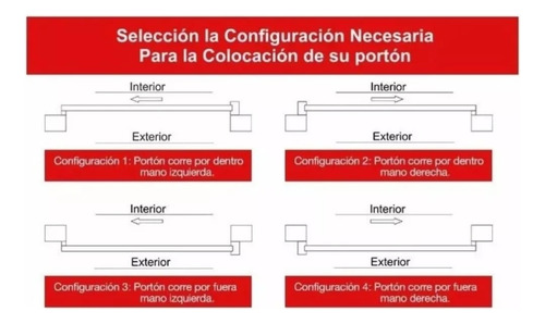 Portón Corredizo Americano 4x2 C/puerta De Escape Negro