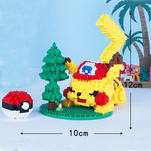 Picachu Mini Bloques Armables ( Pokémon ) 680 Pcs