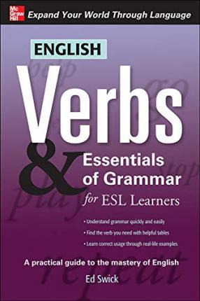 Libro English Verbs & Essentials Of Grammar For Esl Learn...