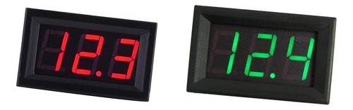 Monitor Digital De Voltímetro De 0,56 Polegada Voltímetro