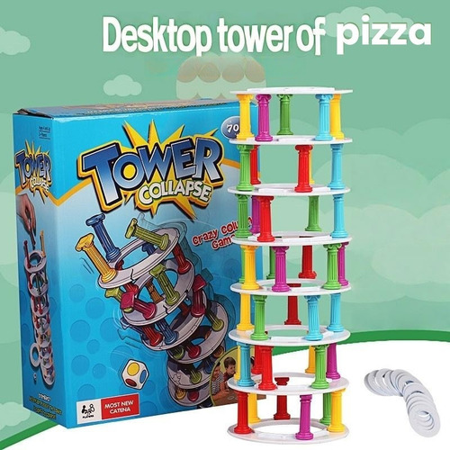 Torre Griega Juego Mesa Diako Columnas Equilibrio Colores