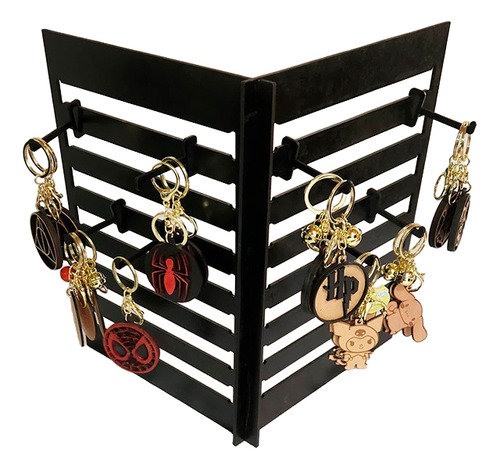 Exhibidor De Llaveros Joyeria De Mdf Soporte De Exhibicion