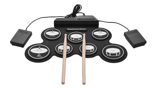 Tambor Electrónico Portátil Usb Tambor Eléctrico Jazz