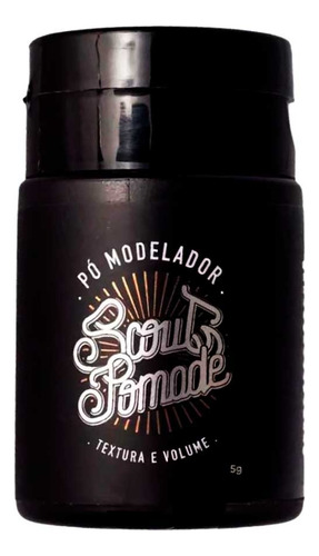 Pó Modelador 5g Scout Pomade - Textura E Volume Efeito Matte