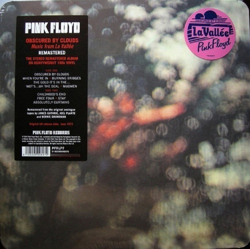 Pink Floyd Obscured By Clouds Vinilo Remastered Wate Oiiuya