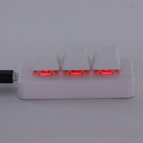 Rgb Retroiluminado Mini 3 Teclado Keypad, Teclado De Juegos