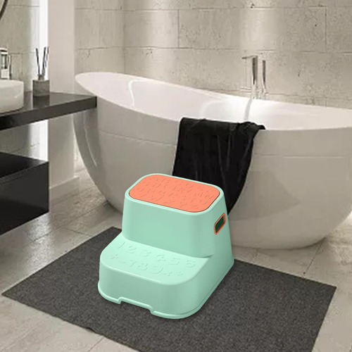 Taburete Doble Para Niños Pequeños, Taburete Verde