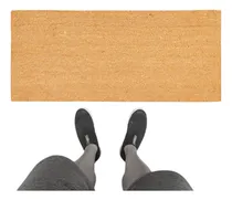 Comprar Felpudo Coco Natural 50x120 Liso Grueso Antideslizante Deco