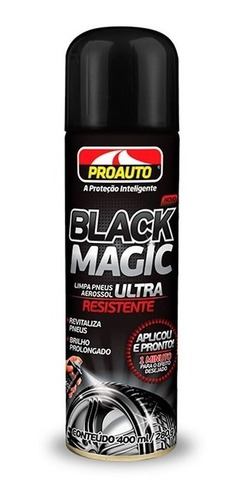 Limpa Pneu Black Magic Aero Pro Auto 400ml