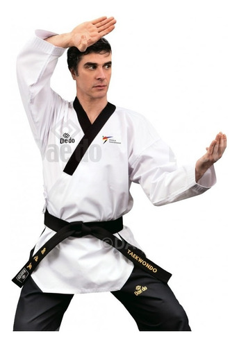 Dobok New Poomsae Daedo Teakwondo Masculino Aprovado Wt