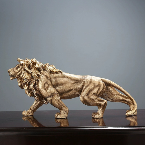 Enfeites Leão Em Resina Para Armário Vinho/decoração De Mesa